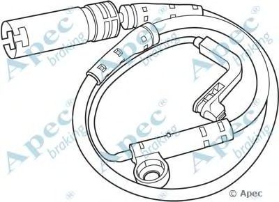 APEC BRAKING wir5152 -  Указатель износа, накладка тормозной колодки